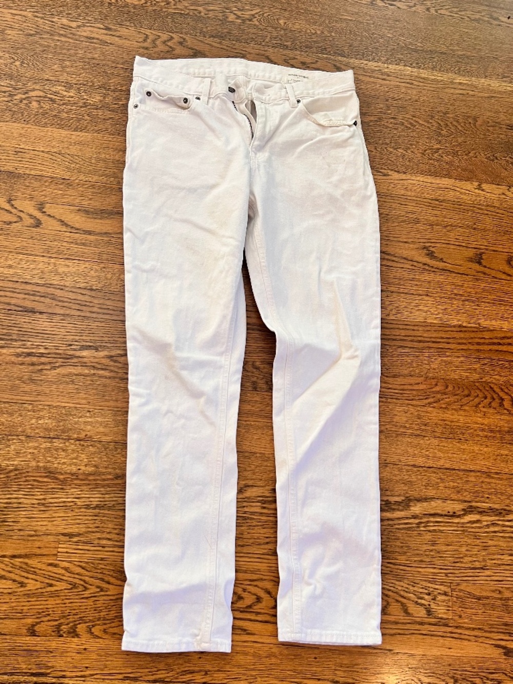 Men’s Banana Republic White Denim 32x32 Slim Fit